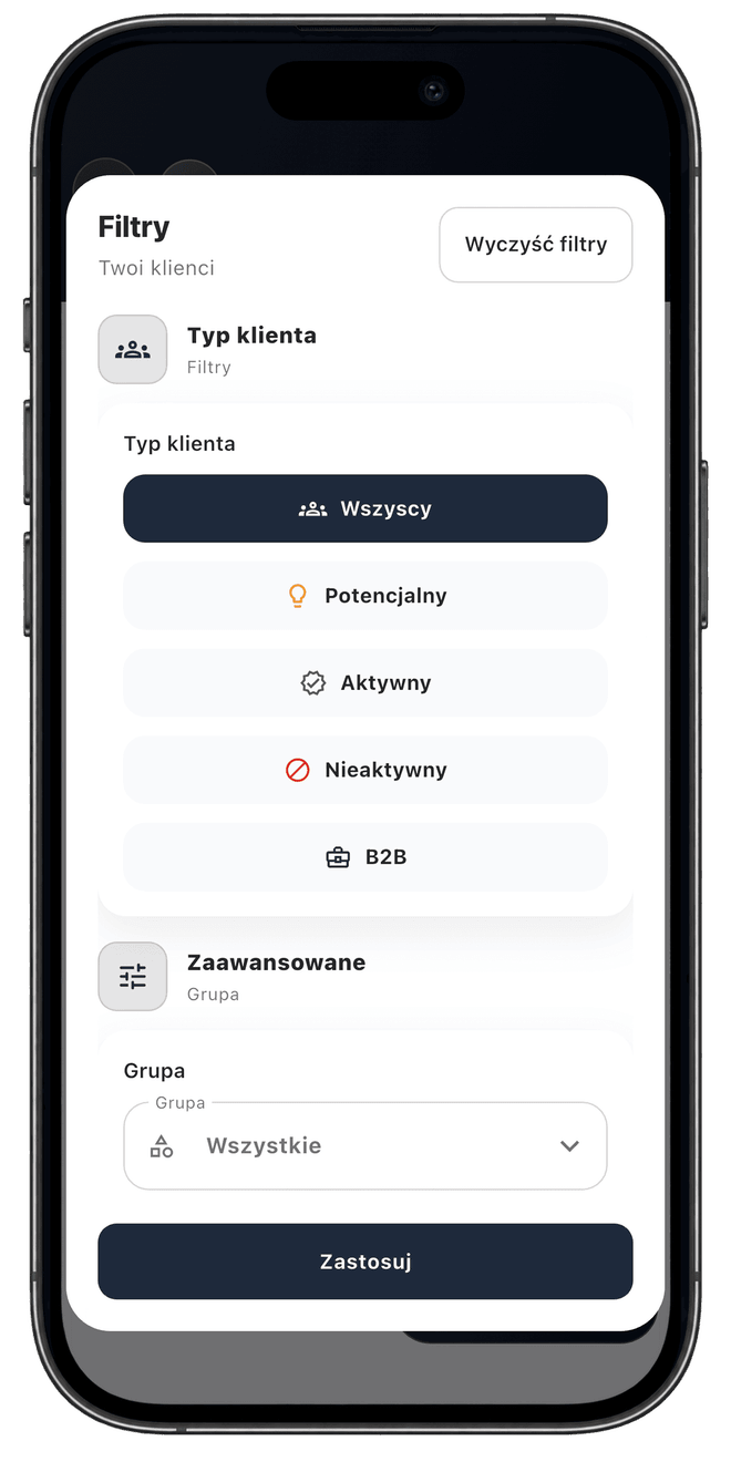 Centoro SFA — ekran aplikacji 11