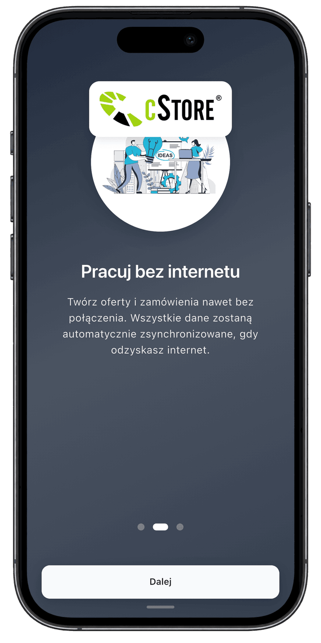 Centoro SFA — ekran aplikacji 3