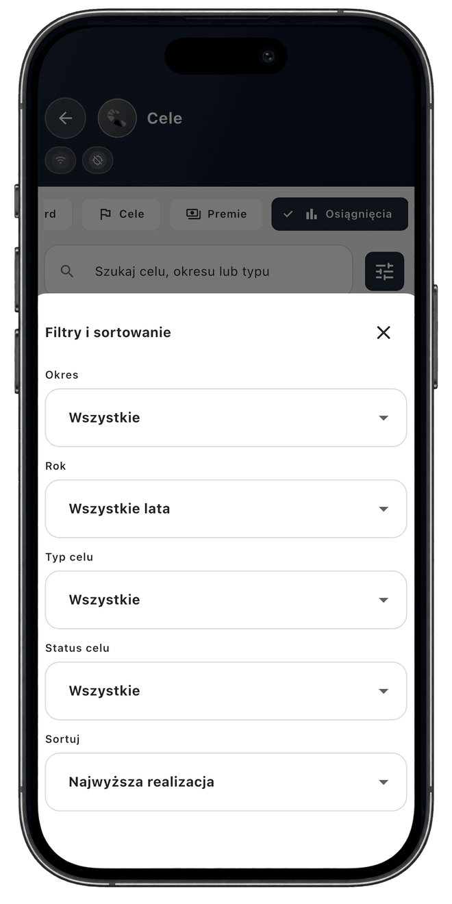 Centoro SFA — ekran aplikacji 73