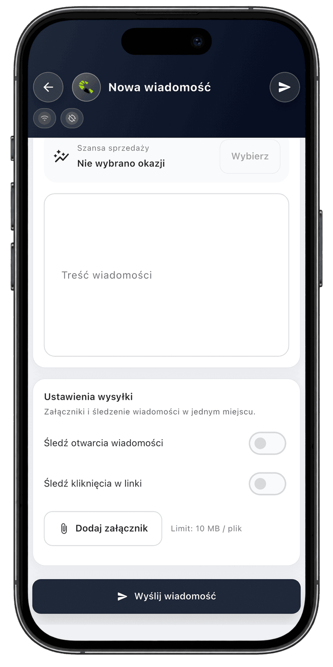 Centoro SFA — ekran aplikacji 79