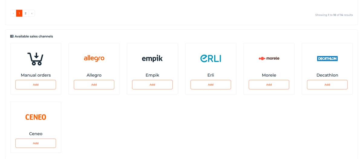 Marketplace – Centoro OMS
