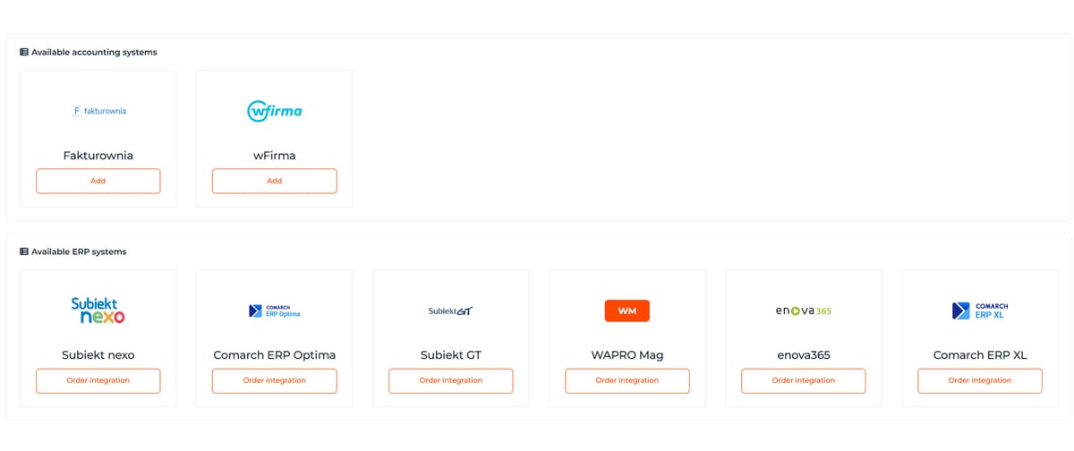 ERP and accountancy – Centoro OMS