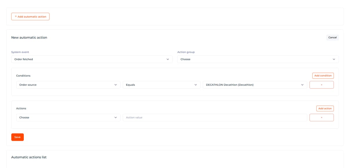 Statuses and automations – Centoro OMS