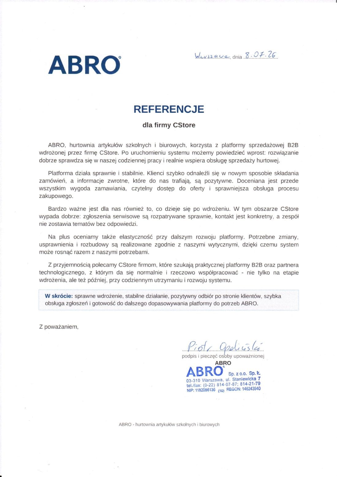 Referensi ABRO untuk Centoro